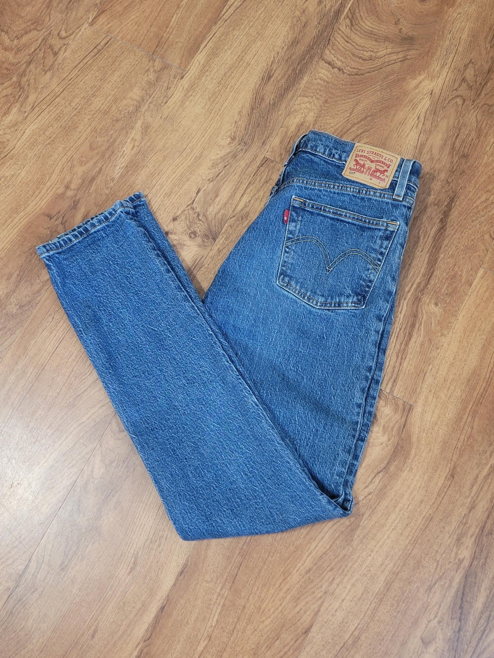 Women's Levi's 501 Classic Blue High-Rise Jeans 28x32